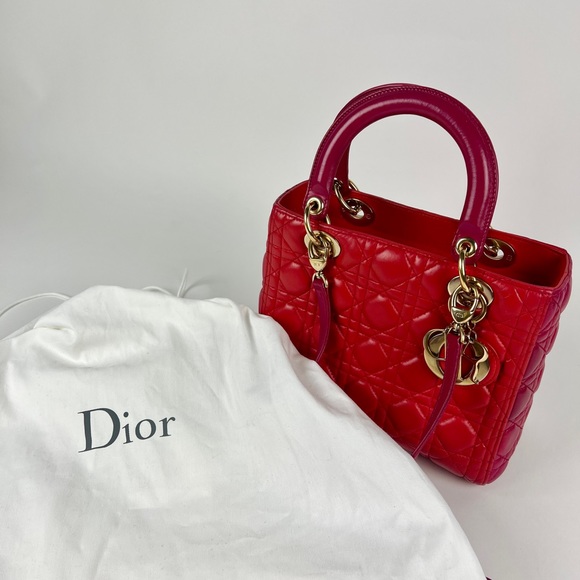 RARE Bicolour Lady Dior - Picture 15 of 15